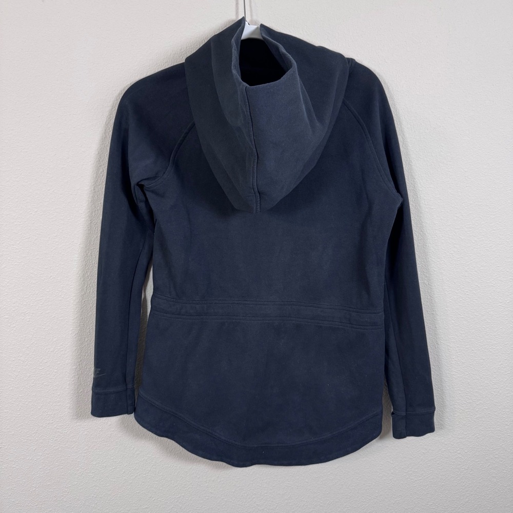 Nike Tech Fleece Cape Asymmetrical Full Zip Hoodie Black Women's XS - Picture 3 of 7